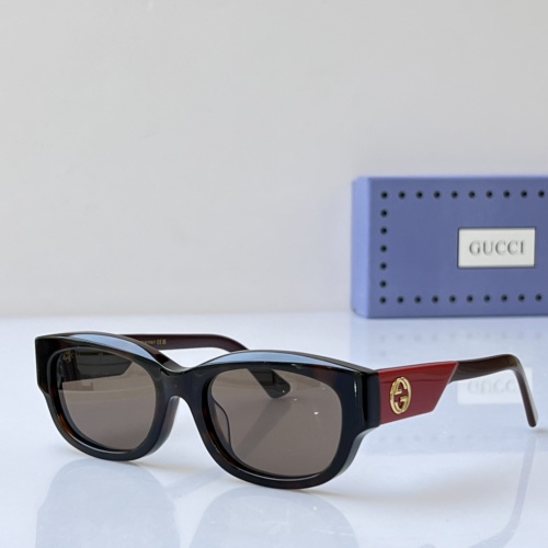 Wholesale Gucci AAA Quality Sunglasses #1257945 $64.00 USD, Wholesale Quality Replica Gucci AAA Quality Sunglasses