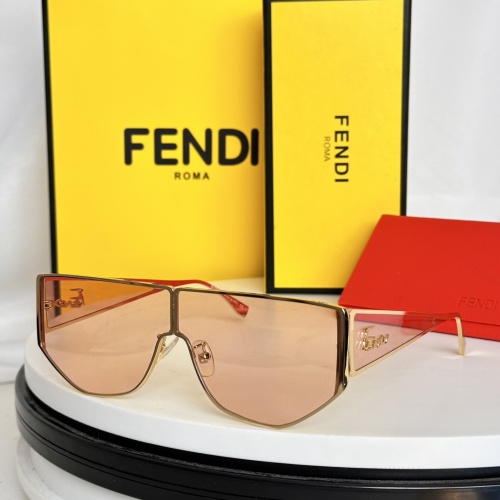 Wholesale Fendi AAA Quality Sunglasses #1257950 $52.00 USD, Wholesale Quality Replica Fendi AAA Quality Sunglasses