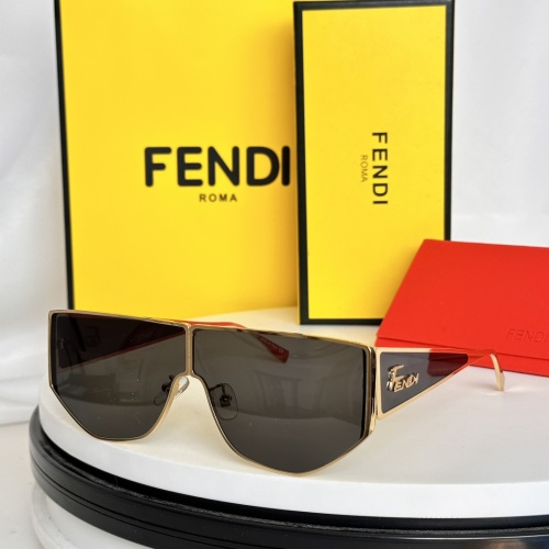 Wholesale Fendi AAA Quality Sunglasses #1257952 $52.00 USD, Wholesale Quality Replica Fendi AAA Quality Sunglasses