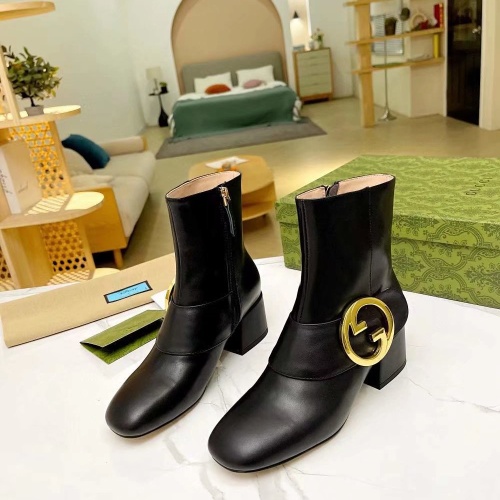 Wholesale Gucci Boots For Women #1257954 $102.00 USD, Wholesale Quality Replica Gucci Boots