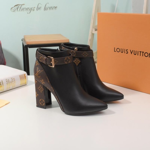 Replica Louis Vuitton Boots For Women #1257984 $85.00 USD for Wholesale