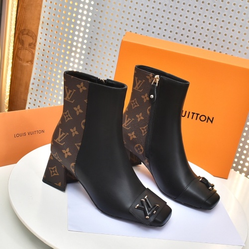 Replica Louis Vuitton Boots For Women #1257985 $92.00 USD for Wholesale