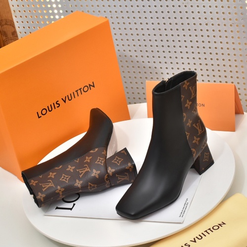 Replica Louis Vuitton Boots For Women #1257988 $92.00 USD for Wholesale