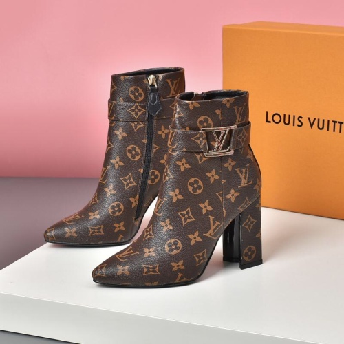 Wholesale Louis Vuitton Boots For Women #1257992 $88.00 USD, Wholesale Quality Replica Louis Vuitton Boots