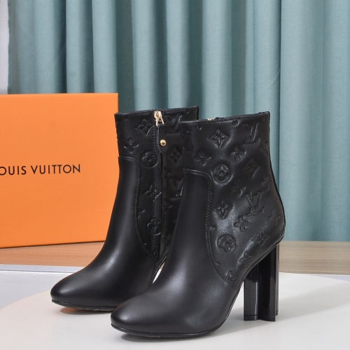 Wholesale Louis Vuitton Boots For Women #1257994 $96.00 USD, Wholesale Quality Replica Louis Vuitton Boots