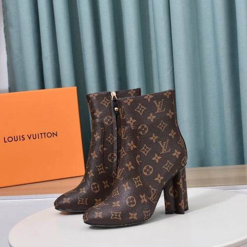 Wholesale Louis Vuitton Boots For Women #1257995 $96.00 USD, Wholesale Quality Replica Louis Vuitton Boots