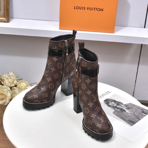 Replica Louis Vuitton Boots For Women #1257998 $100.00 USD for Wholesale