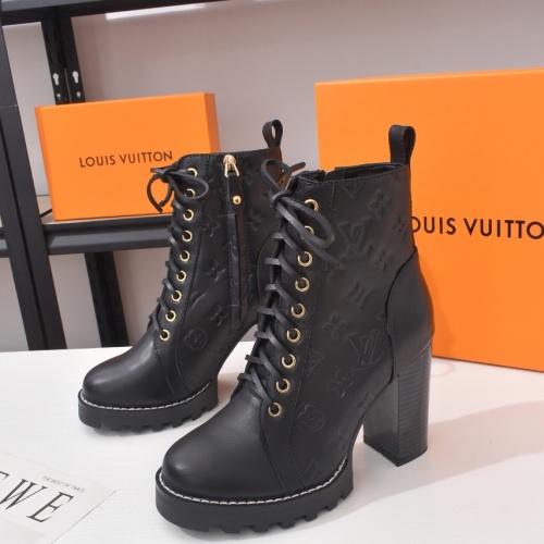 Wholesale Louis Vuitton Boots For Women #1258003 $100.00 USD, Wholesale Quality Replica Louis Vuitton Boots