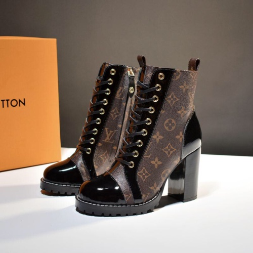 Wholesale Louis Vuitton Boots For Women #1258006 $88.00 USD, Wholesale Quality Replica Louis Vuitton Boots