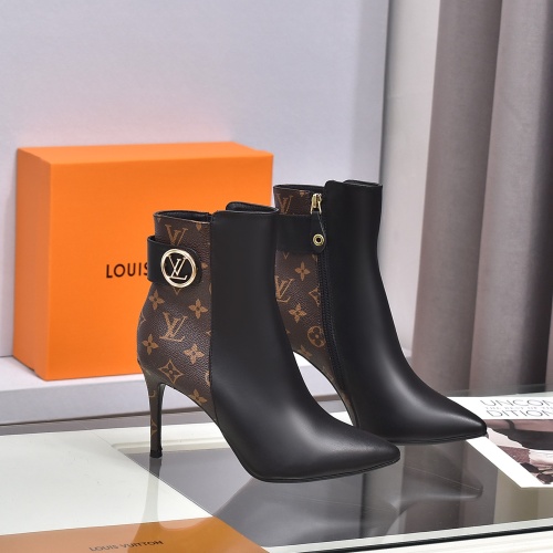 Wholesale Louis Vuitton Boots For Women #1258007 $92.00 USD, Wholesale Quality Replica Louis Vuitton Boots