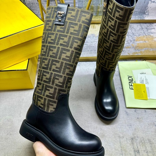 Replica Fendi Fashion Boots For Women #1258034 $122.00 USD for Wholesale