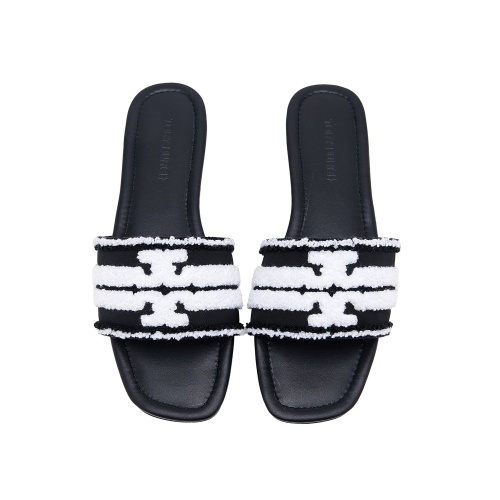 Wholesale Tory Burch TB Slippers For Women #1258036 $82.00 USD, Wholesale Quality Replica Tory Burch TB Slippers