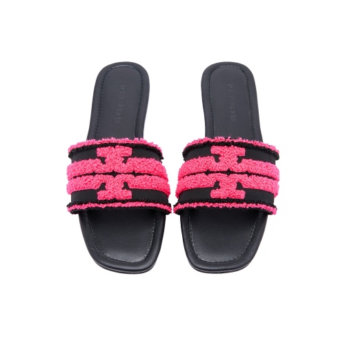 Wholesale Tory Burch TB Slippers For Women #1258037 $82.00 USD, Wholesale Quality Replica Tory Burch TB Slippers