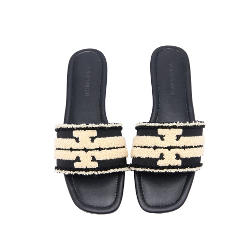 Wholesale Tory Burch TB Slippers For Women #1258040 $82.00 USD, Wholesale Quality Replica Tory Burch TB Slippers