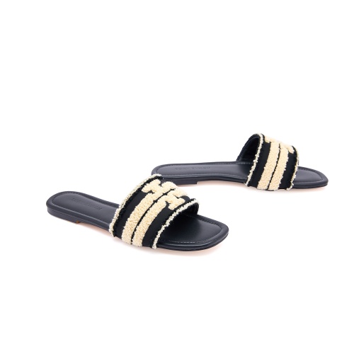 Replica Tory Burch TB Slippers For Women #1258040 $82.00 USD for Wholesale