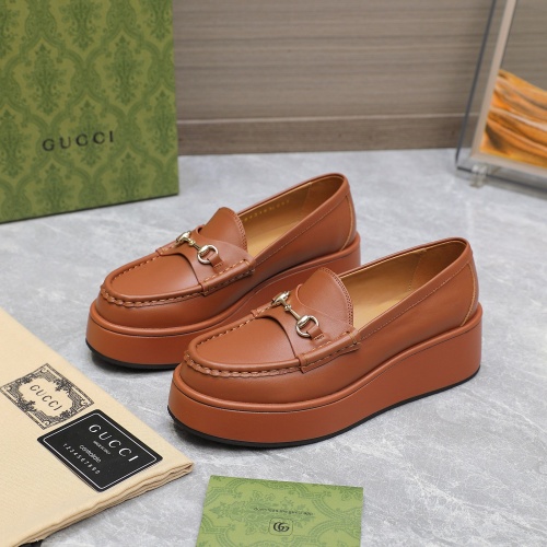 Wholesale Gucci Oxfords Shoes For Women #1258042 $108.00 USD, Wholesale Quality Replica Gucci Oxfords Shoes