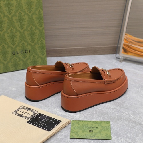 Replica Gucci Oxfords Shoes For Women #1258042 $108.00 USD for Wholesale