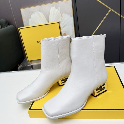 Wholesale Fendi Fashion Boots For Women #1258043 $122.00 USD, Wholesale Quality Replica Fendi Fashion Boots