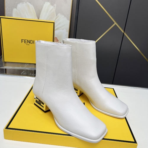 Replica Fendi Fashion Boots For Women #1258043 $122.00 USD for Wholesale