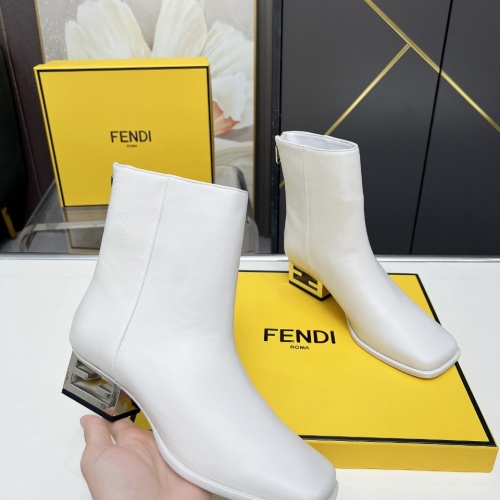 Replica Fendi Fashion Boots For Women #1258043 $122.00 USD for Wholesale