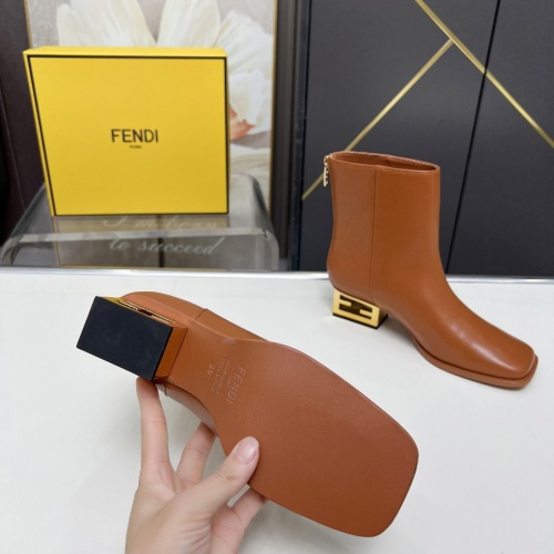 Replica Fendi Fashion Boots For Women #1258044 $122.00 USD for Wholesale