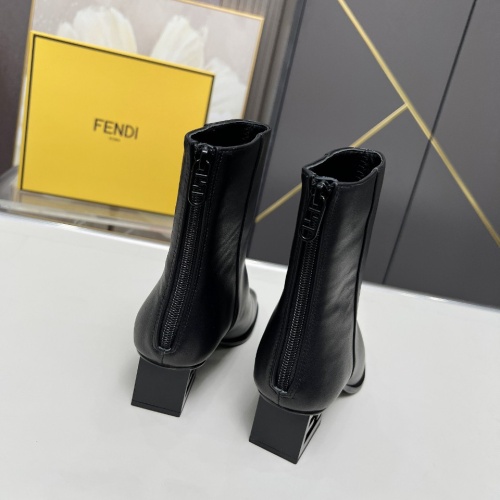 Replica Fendi Fashion Boots For Women #1258045 $122.00 USD for Wholesale