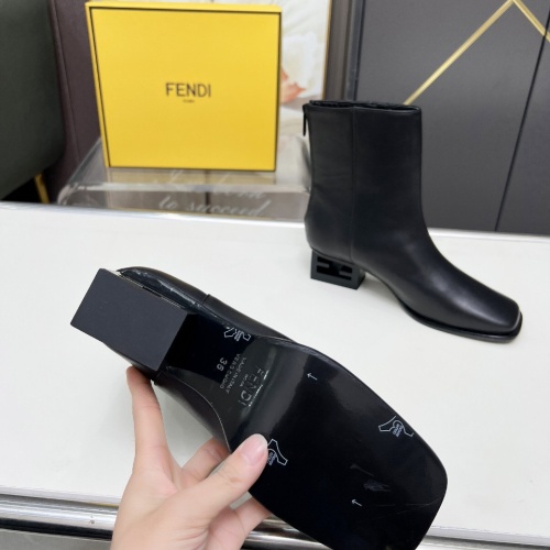 Replica Fendi Fashion Boots For Women #1258045 $122.00 USD for Wholesale