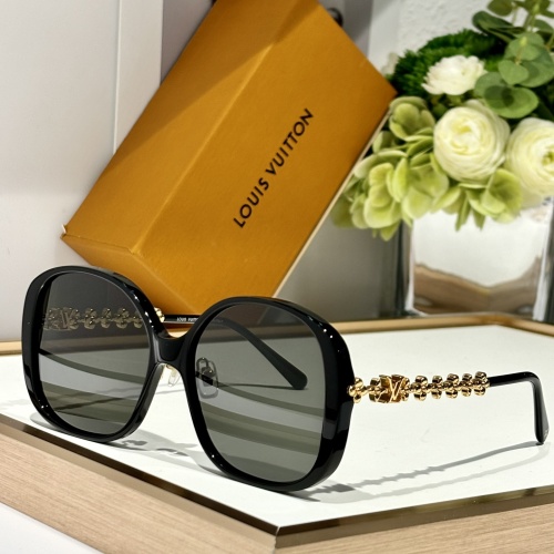 Wholesale Louis Vuitton AAA Quality Sunglasses #1258071 $64.00 USD, Wholesale Quality Replica Louis Vuitton AAA Quality Sunglasses