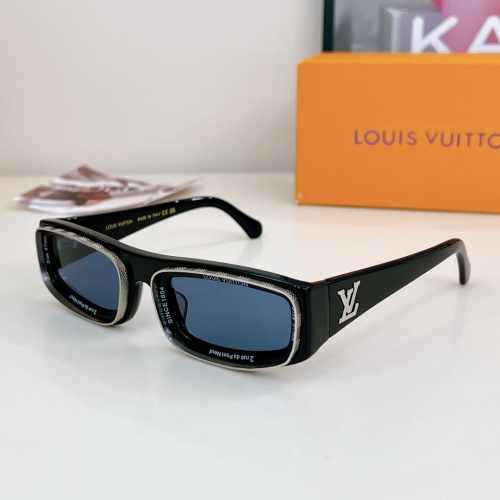 Wholesale Louis Vuitton AAA Quality Sunglasses #1258078 $64.00 USD, Wholesale Quality Replica Louis Vuitton AAA Quality Sunglasses