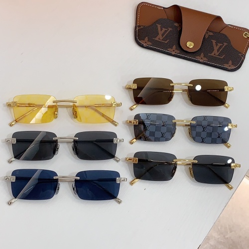 Replica Louis Vuitton AAA Quality Sunglasses #1258099 $56.00 USD for Wholesale