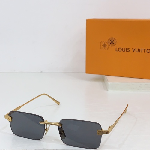 Wholesale Louis Vuitton AAA Quality Sunglasses #1258100 $56.00 USD, Wholesale Quality Replica Louis Vuitton AAA Quality Sunglasses