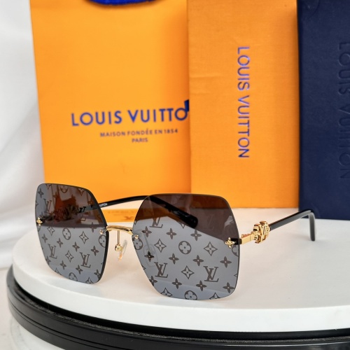 Wholesale Louis Vuitton AAA Quality Sunglasses #1258104 $52.00 USD, Wholesale Quality Replica Louis Vuitton AAA Quality Sunglasses