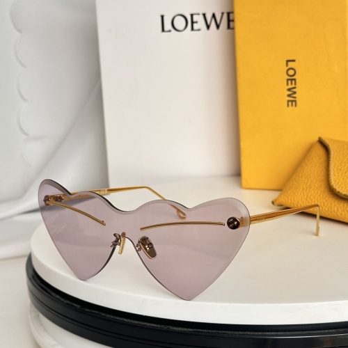 Wholesale LOEWE AAA Quality Sunglasses #1258124 $56.00 USD, Wholesale Quality Replica LOEWE AAA Quality Sunglasses