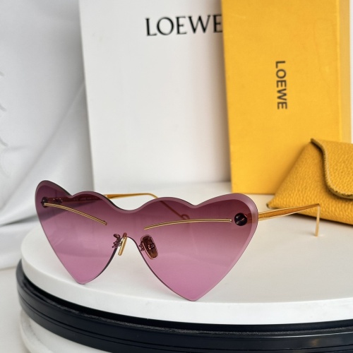 Wholesale LOEWE AAA Quality Sunglasses #1258125 $56.00 USD, Wholesale Quality Replica LOEWE AAA Quality Sunglasses