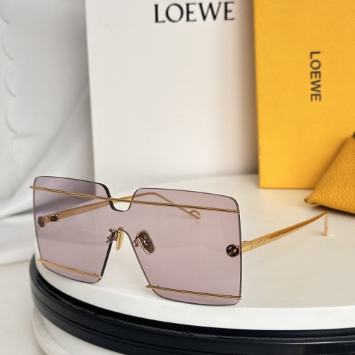 Wholesale LOEWE AAA Quality Sunglasses #1258131 $56.00 USD, Wholesale Quality Replica LOEWE AAA Quality Sunglasses