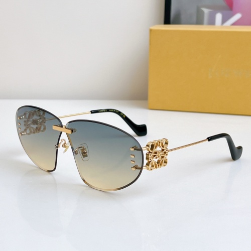 Wholesale LOEWE AAA Quality Sunglasses #1258136 $64.00 USD, Wholesale Quality Replica LOEWE AAA Quality Sunglasses