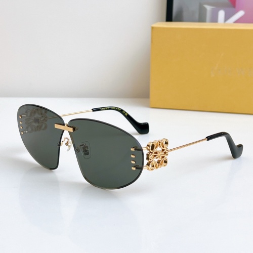 Wholesale LOEWE AAA Quality Sunglasses #1258138 $64.00 USD, Wholesale Quality Replica LOEWE AAA Quality Sunglasses