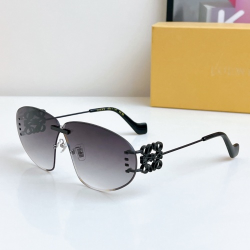 Wholesale LOEWE AAA Quality Sunglasses #1258139 $64.00 USD, Wholesale Quality Replica LOEWE AAA Quality Sunglasses