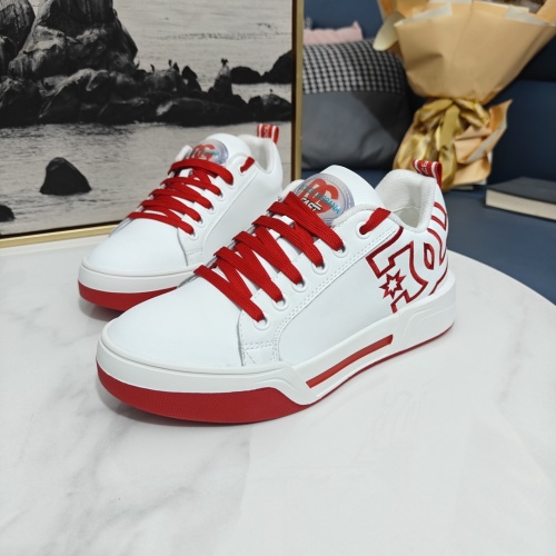 Wholesale Dolce &amp; Gabbana D&amp;G Casual Shoes For Women #1258143 $100.00 USD, Wholesale Quality Replica Dolce &amp; Gabbana D&amp;G Casual Shoes