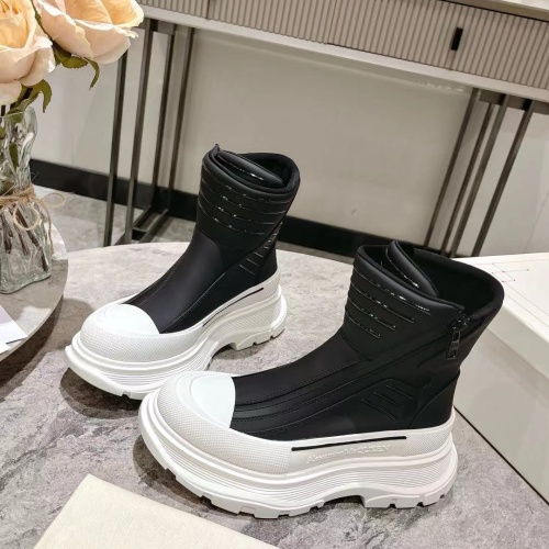 Replica Alexander McQueen Boots For Women #1258163 $130.00 USD for Wholesale