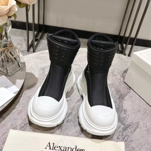 Replica Alexander McQueen Boots For Men #1258164 $130.00 USD for Wholesale