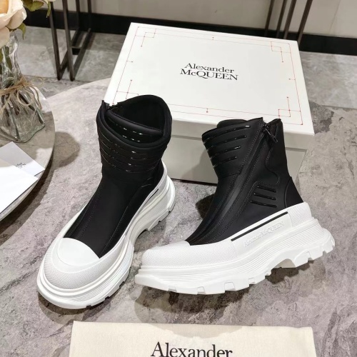 Replica Alexander McQueen Boots For Men #1258164 $130.00 USD for Wholesale