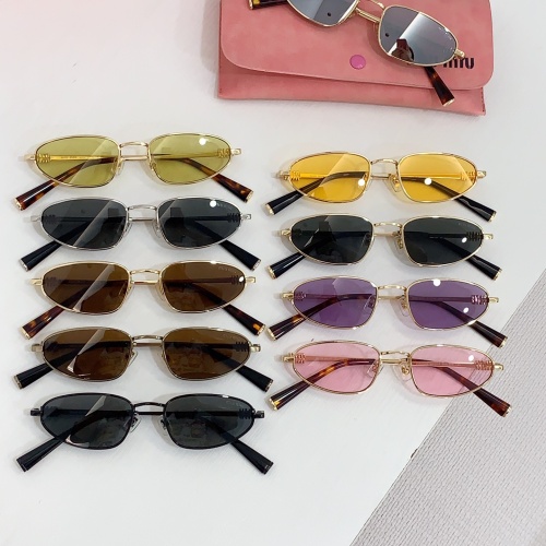 Replica MIU MIU AAA Quality Sunglasses #1258165 $56.00 USD for Wholesale