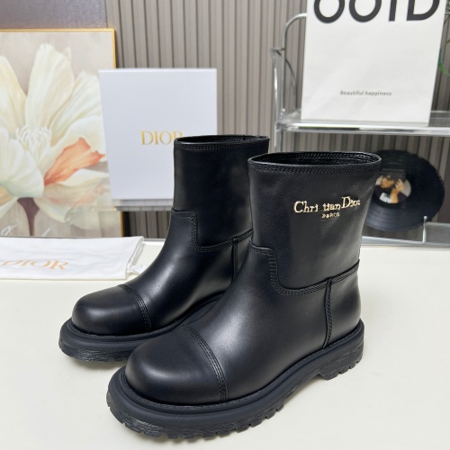 Wholesale Christian Dior Boots For Women #1258176 $112.00 USD, Wholesale Quality Replica Christian Dior Boots