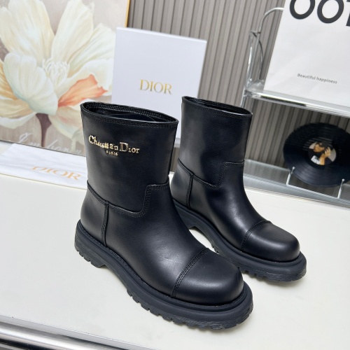 Replica Christian Dior Boots For Women #1258176 $112.00 USD for Wholesale