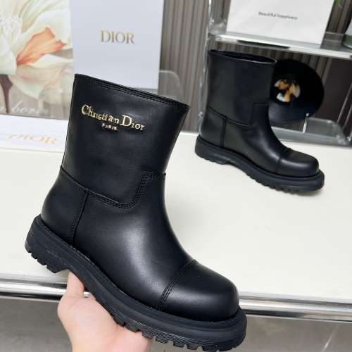 Replica Christian Dior Boots For Women #1258176 $112.00 USD for Wholesale