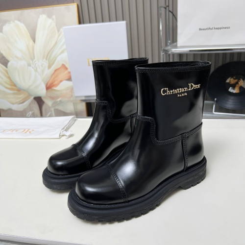 Wholesale Christian Dior Boots For Women #1258177 $112.00 USD, Wholesale Quality Replica Christian Dior Boots