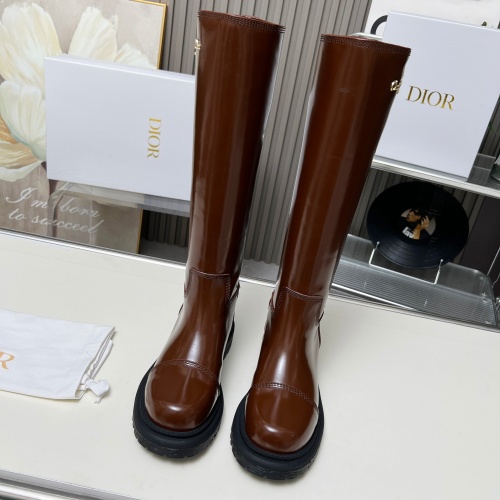 Replica Christian Dior Boots For Women #1258184 $150.00 USD for Wholesale