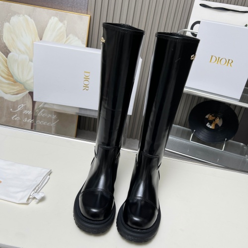 Replica Christian Dior Boots For Women #1258185 $150.00 USD for Wholesale