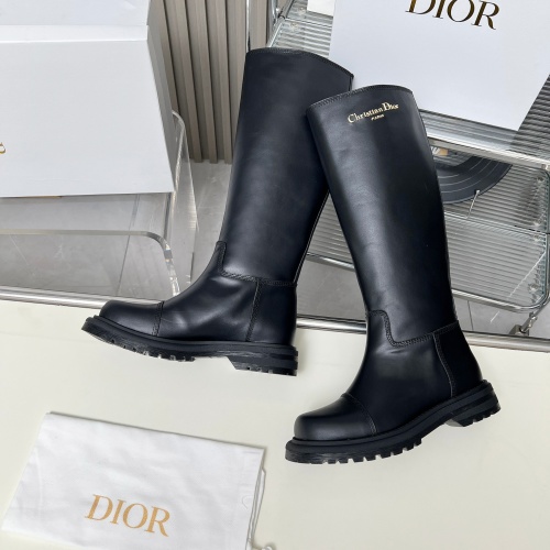 Replica Christian Dior Boots For Women #1258186 $150.00 USD for Wholesale